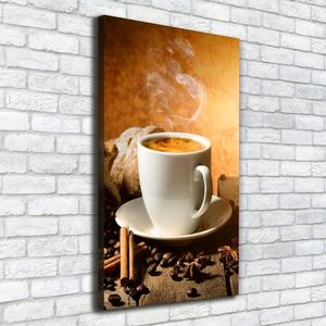 Vertikální Foto obraz na plátně Hrnek kávy ocv-105584026