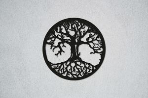 Strom života Velikost: 30 cm, Barva pozadí: Bez pozadí, Barva obrysu: Černá