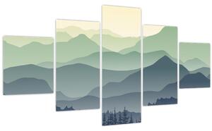 Obraz - Forest Mountain (125x70 cm)