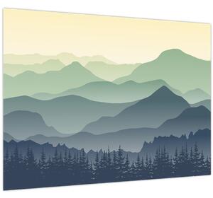 Obraz - Forest Mountain (70x50 cm)