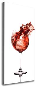Vertikální Foto obraz na plátně Sklenka vína ocv-10584966