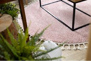 Makro Abra Kulatý koberec BERBER 9000 růžový Rozměr: průměr 160 cm