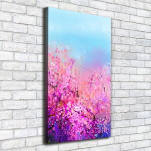 Vertikální Foto obraz canvas Květy višně ocv-106388949