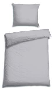 POVLEČENÍ, satén, světle šedá, 140/220 cm Florella - Povlečení