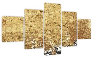 Obraz - Zlatá struktura N⁰3 (125x70 cm)