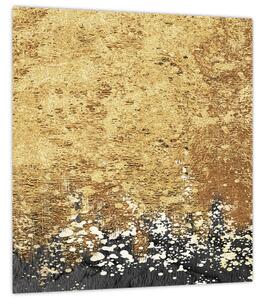 Obraz - Zlatá struktura N⁰3 (30x30 cm)