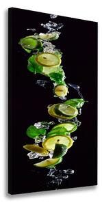 Vertikální Foto obraz na plátně Limetky a citrony ocv-107824838