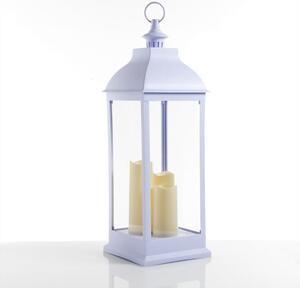 Bílá LED lucerna (výška 71 cm) – Tomasucci