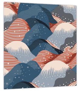 Obraz - Japonské vlny (30x30 cm)