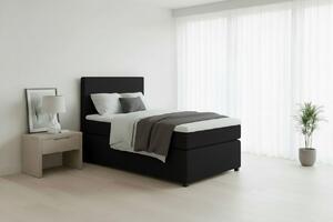 POSTEL BOXSPRING, 90/200 cm, barvy grafitu MID.YOU - Jednolůžkové postele, Online Only