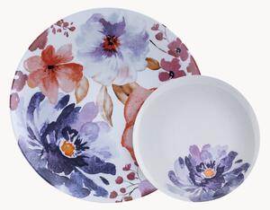 Sada porcelánového nádobí Peony, 7 dílů
