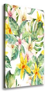 Vertikální Foto obraz na plátně Tropické květiny ocv-108363816