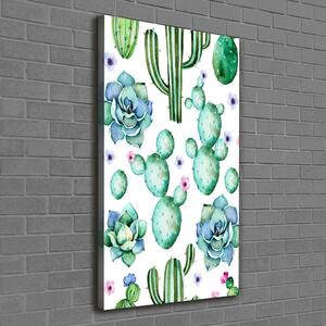 Vertikální Moderní obraz canvas na rámu Kaktusy ocv-108266665