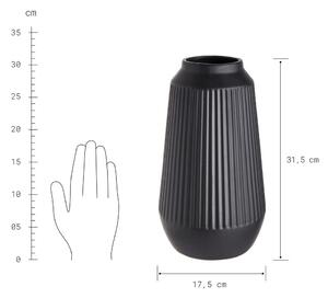 FINJA Váza 31,5 cm - černá