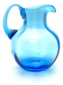 Floriánova huť skleněný džbán jug