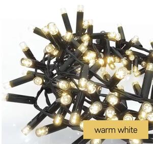 D2BW01 Vánoční Profi LED spojovací řetěz černý – ježek, 3 m, venkovní i vnitřní, teplá bílá