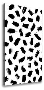 Vertikální Foto obraz na plátně Černo-bílá fleky ocv-109188047