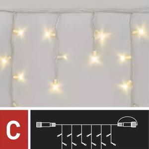D2CW04 Vánoční Profi LED spojovací řetěz blikající bílý – rampouchy, 3 m, venkovní, teplá bílá