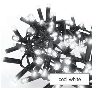 D2BC01 Vánoční Profi LED spojovací řetěz černý – ježek, 3 m, venkovní i vnitřní, studená bílá