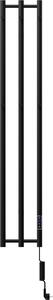 Mexen Pino, elektrické topné těleso s věšáky na ručníky 1405x242 mm, 200 W, černá, W301-1405-242-00-70