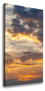 Vertikální Foto obraz na plátně Západ slunce nebe ocv-109130524