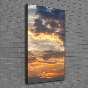 Vertikální Foto obraz na plátně Západ slunce nebe ocv-109130524
