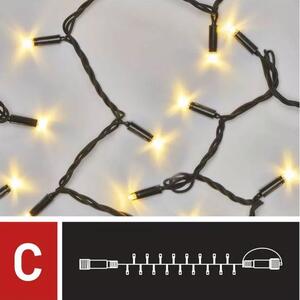 D2AW01 Vánoční Profi LED spojovací řetěz černý, 5 m, venkovní i vnitřní, teplá bílá