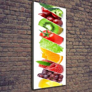 Vertikální Foto obraz na plátně Zelenina a ovoce ocv-109294396