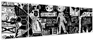 Obraz - Graffiti (170x50 cm)