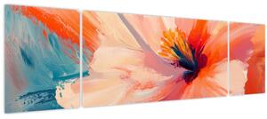 Obraz - Malovaný květ (170x50 cm)