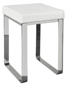 STOLIČKA DO SPRCHY, bílá, barvy chromu, 37/47/35 cm XXXL - Koupelnové série, Online Only