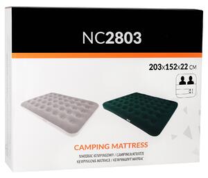 NC2803 BÉŽOVÁ NAFUKOVACÍ MATRACE 203X152X22 CM NILS CAMP