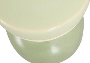 Hoorns Světle zelený keramický odkládací stolek Luby 33 cm