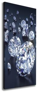 Vertikální Vertikální Foto obraz na plátně do obýváku Diamanty ocv-110906772
