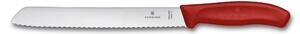 VICTORINOX Nůž na pečivo Swiss Classic 21 cm červený