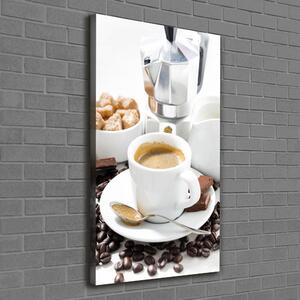 Vertikální Foto obraz na plátně Hrnek kávy ocv-111408505