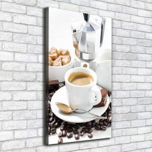 Vertikální Foto obraz na plátně Hrnek kávy ocv-111408505