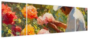 Obraz - Zahradník (170x50 cm)