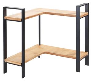 WENKO 53028100 - Polička LOU 30x33 cm černá/hnědá