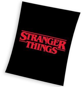 Tip Trade Dětská deka Stranger Things Black 130x170 cm