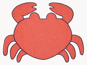 Prostírání ve tvaru kraba's vyšívaným okrajem Crab