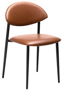 ​​​​​Dan-Form Hnědá koženková jídelní židle DAN-FORM Tush