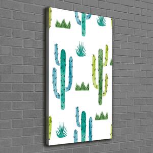 Vertikální Moderní obraz canvas na rámu Kaktusy ocv-112541651