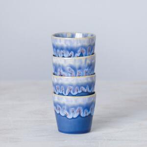 Bílo modrý hrnek na espresso COSTA NOVA GRESPRESSO 0,1 l