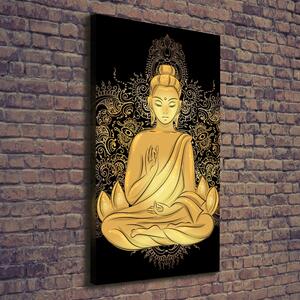 Vertikální Foto obraz na plátně Buddha a mandala ocv-112221840