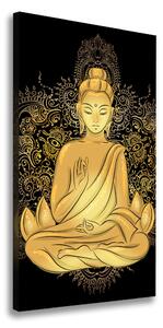 Vertikální Foto obraz na plátně Buddha a mandala ocv-112221840