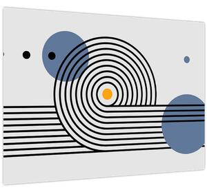 Obraz - Minimalistická abstrakce N⁰1 (70x50 cm)