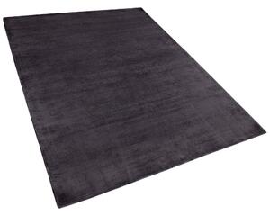 Viskózový koberec 160 x 230 cm tmavě šedý GESI II