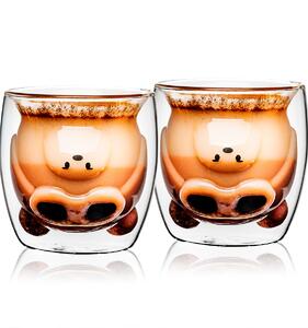 Termo sklenice Hot&Cool Frosty Bear 250 ml, 2 ks