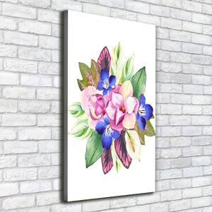 Vertikální Foto obraz na plátně Kytice květin ocv-114054011